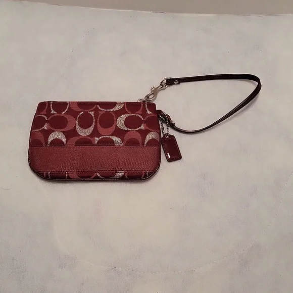 Coach Signature Wristlet - Picture 2 of 6